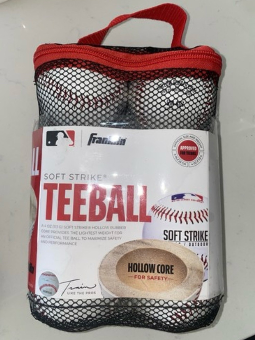 Franklin Soft Strike Teeball Set - Red/White